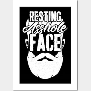 Resting Asshole Face Posters and Art